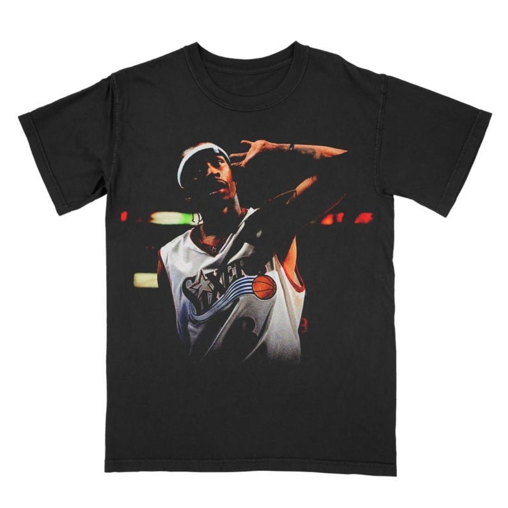 Allen Iverson Graphic Tee The Answer Graphic Tee Vintage Basketball Graphic Te